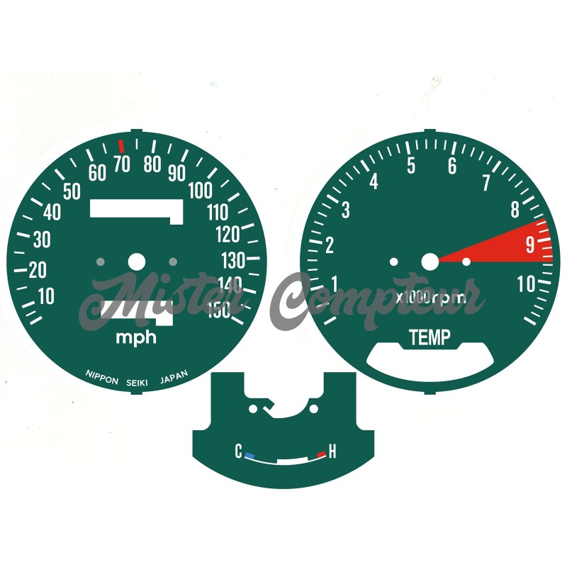 Fonds de compteurs pour HONDA 750Four F1