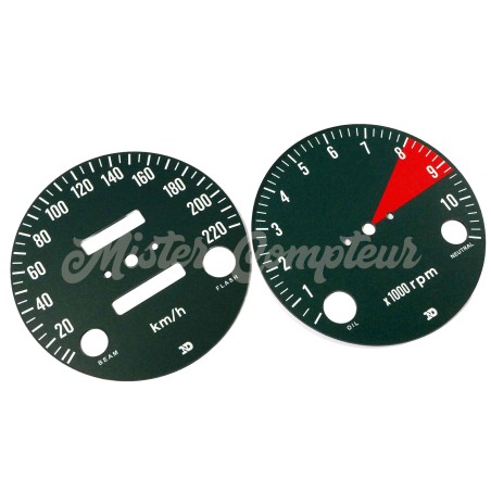Fonds de compteurs pour HONDA 750Four K1