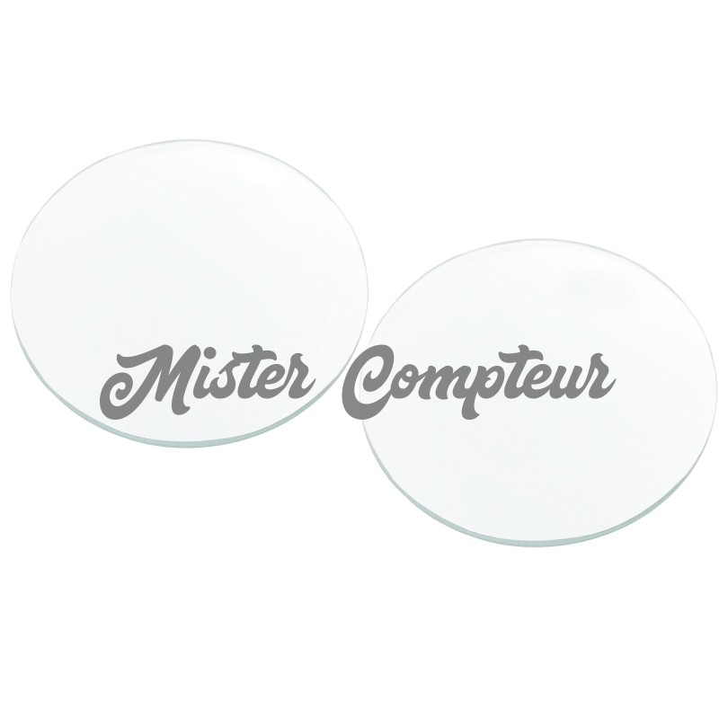 Paire de verres bombés diamètre 92 mm pour compteur Honda CB750Four Paire de verres bombés diamètre 92 mm pour compteur Honda CB750Four