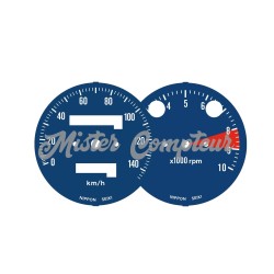 Fonds de compteurs HONDA XL 250 K0-K1