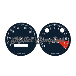 Fonds de compteurs HONDA CB 125 K5