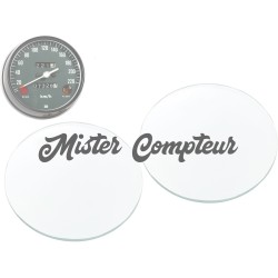 Pair of curved lenses, diameter 92 mm, for Honda CB 750 Four gauges