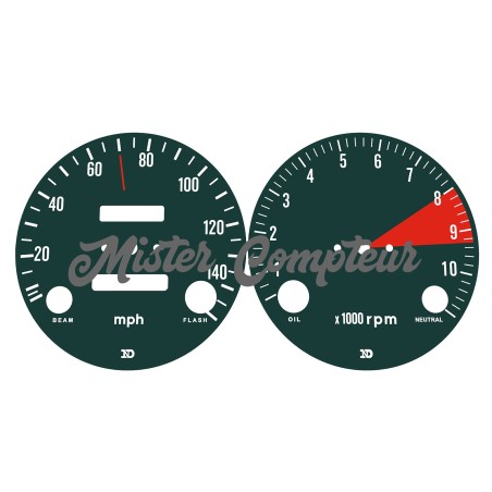 Faceplates for CB 750 Four K1 gauges