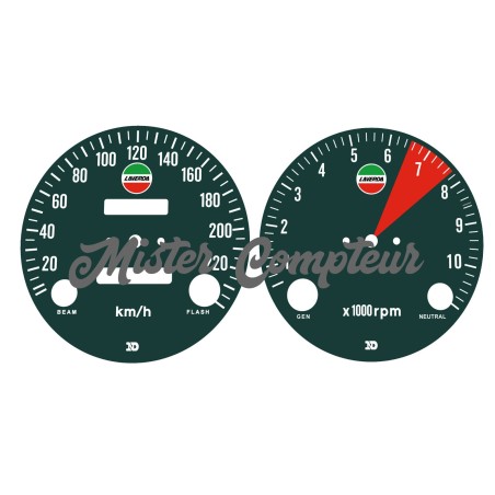 Fonds de compteurs pour LAVERDA 750