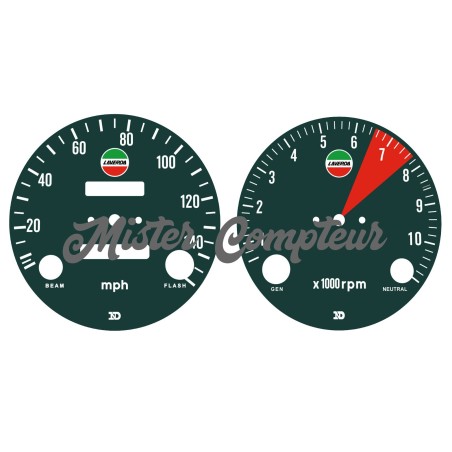 Fonds de compteurs pour LAVERDA 750