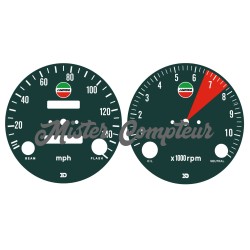 Fonds de compteurs pour LAVERDA 750