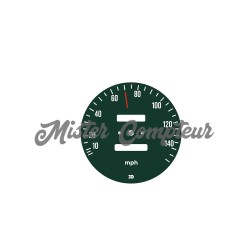 Fonds de compteurs pour HONDA 750Four K2 : MPH+RPM