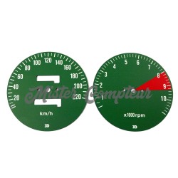 Faceplates for CB 750 Four K3-K6 gauges