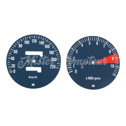 Fonds de compteurs pour HONDA 750Four K7