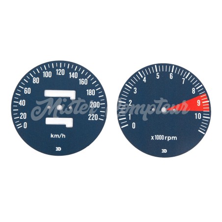 Faceplates for CB 750 Four K7 gauges