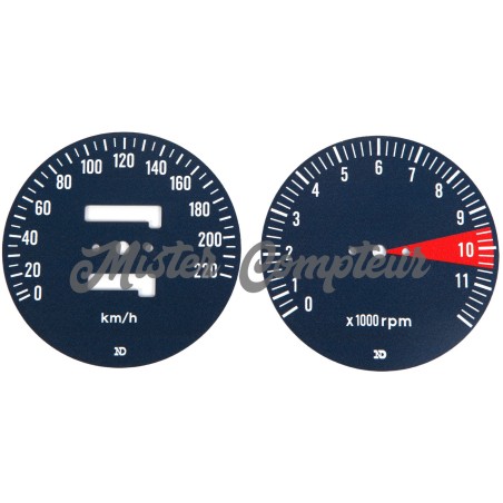 Fonds de compteurs pour HONDA 750Four F2